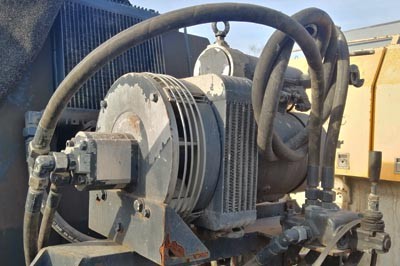 Замена воздушного компрессора бетононасоса