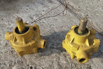 Ремонт водяного насоса в бетононасосе