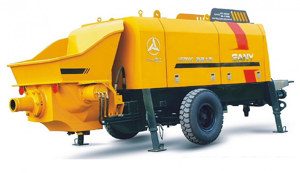 Ремонт стационарного бетононасоса Sany HBT80E-1813