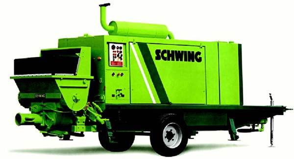 Ремонт стационарного бетононасоса Schwing BP 3500-18 HDR