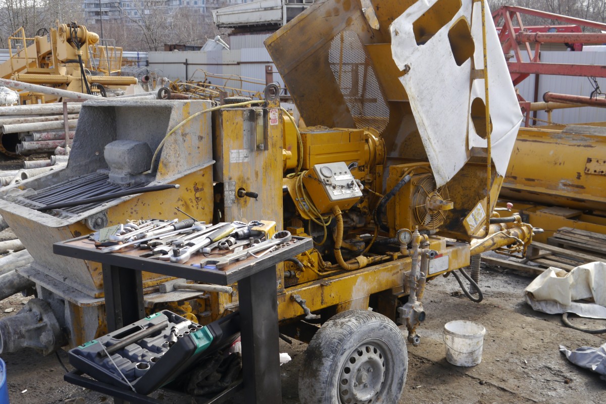 Ремонт бетононасоса PM BSA 1003