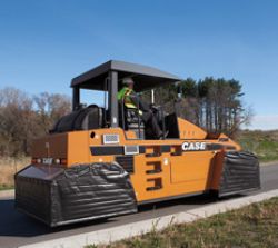 Ремонт пневмоколесного катка Case PT240