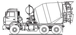 Запчасти для автобетоносмесителя (автомиксер) КАМАЗ 58146W (ABS-6K)