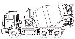 Запчасти для автобетоносмесителя (автомиксер) КАМАЗ 58146Z (ABS-6A)