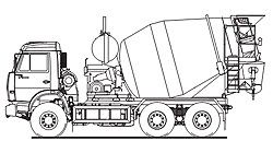 Запчасти для автобетоносмесителя (автомиксер) КАМАЗ 69360F (АБС-6DA)