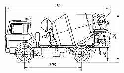Ремонт автобетоносмесителя (автомиксер) Tigarbo 4DO на шасси МАЗ 5337А2