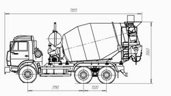 Запчасти для автобетоносмесителя (автомиксер) Tigarbo 6DA на шасси КАМАЗ-65115-62