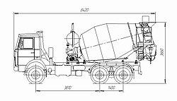 Ремонт автобетоносмесителя (автомиксер) Tigarbo 6DA на шасси МАЗ 6303А5