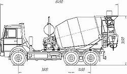 Запчасти для автобетоносмесителя (автомиксер) Tigarbo 6DA на шасси МАЗ 630303(305)