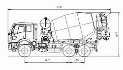 Ремонт автобетоносмесителя (автомиксер) Tigarbo 8DA на шасси FORD 3430D