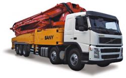 Ремонт автобетононасоса Sany SY5502THB 62B