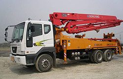 Ремонт автобетононасоса Dong Yang DMC37XR на шасси DAEWOO