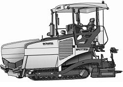 Запчасти для гусеничного асфальтоукладчика Bomag BF 300 C, S340-E