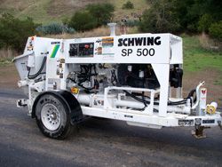 Ремонт стационарного бетононасоса Schwing SP 500