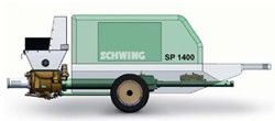 Ремонт стационарного бетононасоса Schwing SP 750