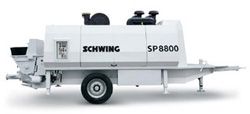 Ремонт стационарного бетононасоса Schwing SP 8800