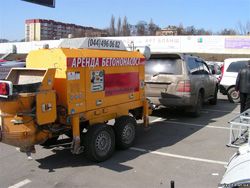 Ремонт стационарного бетононасоса Mriya MBP803D