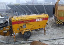 Ремонт стационарного бетононасоса Mriya MBP1609D