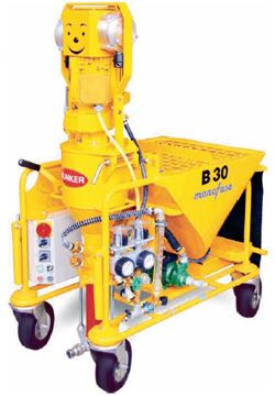 Каталог запчастей для штукатурной станции Bunker B30 однофазная