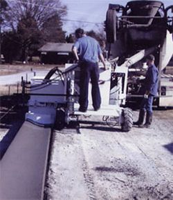 Ремонт бетоноукладчика Curb Fox 5000