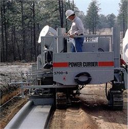 Ремонт бетоноукладчика Power Curbers 5700-B