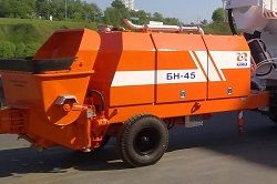 Ремонт стационарного бетононасоса ТЗА БН 45 Ремонт стационарного бетононасоса ТЗА БН 45