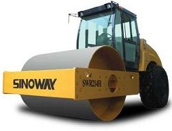 Ремонт грунтового катка Sinoway SWR214H