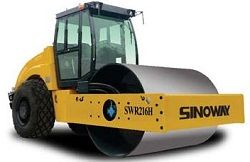 Ремонт грунтового катка Sinoway SWR216H