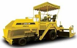 Ремонт колесного асфальтоукладчика Sinoway SWAP45