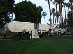 Ремонт дорожной фрезы для асфальта Terex PR950