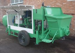 Ремонт стационарного бетононасоса Новатор БН-20Э