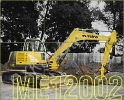 Ремонт гусеничного экскаватора Mustang ME12002