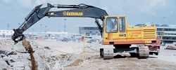 Запчасти для гусеничного экскаватора Akerman H10B