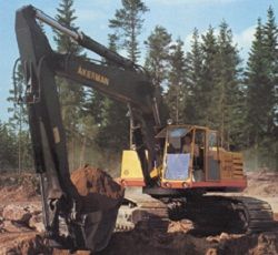 Запчасти для гусеничного экскаватора Akerman H25