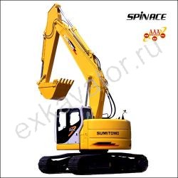 Запчасти для гусеничного экскаватора Sumitomo SH225X-3