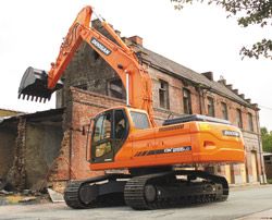 Запчасти для гусеничного экскаватора Doosan / Daewoo DX255LCA