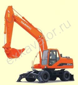 Ремонт колесного экскаватора Daewoo SOLAR L 210W-V