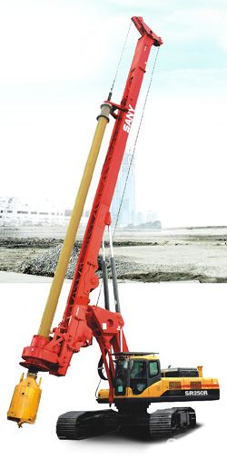 Ремонт бурового станка для свай Sany SR250R Ремонт бурового станка для свай Sany SR250R