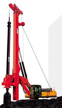 Ремонт бурового станка для свай Sany SR280LH Ремонт бурового станка для свай Sany SR280LH