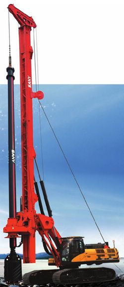 Ремонт бурового станка для свай Sany SR280R Ремонт бурового станка для свай Sany SR280R