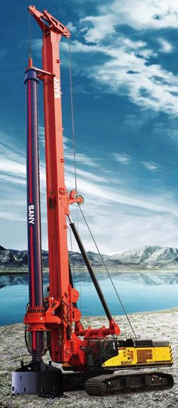 Ремонт бурового станка для свай Sany SR460 Ремонт бурового станка для свай Sany SR460