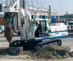 Ремонт бурового станка для свай Soilmec SR-30