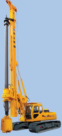 Ремонт бурового станка для свай XCMG XR360