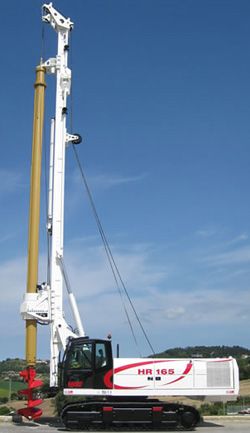 Ремонт бурового станка для свай Mait HR165