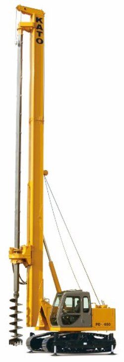 Ремонт бурового станка для свай Kato PE-650
