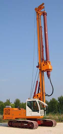 Ремонт бурового станка для свай Trive 110