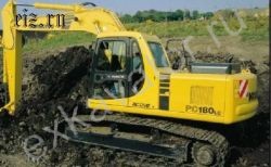 Запчасти для гусеничного экскаватора Komatsu PC180LC-6