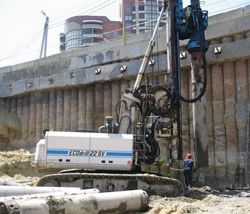 Ремонт бурового станка для свай Wirth ECOdrill 22 SV Ремонт бурового станка для свай Wirth ECOdrill 22 SV