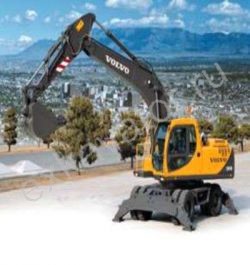 Запчасти для колесного экскаватора Volvo EW170
