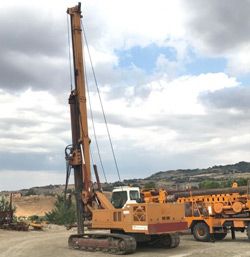 Ремонт бурового станка для свай Trive 80